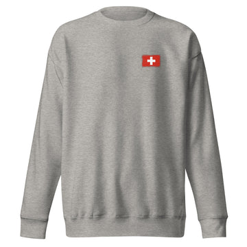 Switzerland Flag Sweatshirt | Front | Unisex | Premium Fleece