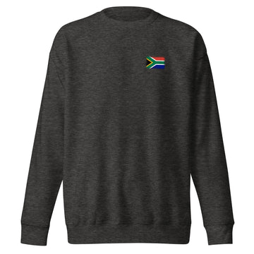 South Africa Flag Sweatshirt | Front | Unisex | Premium Fleece