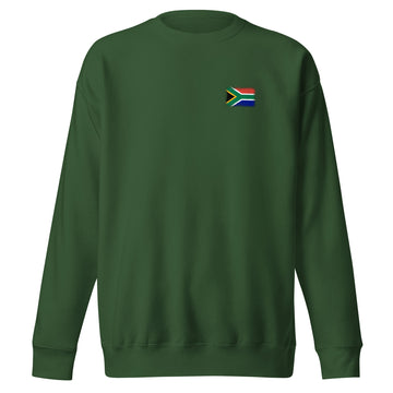 South Africa Flag Sweatshirt | Front | Unisex | Premium Fleece