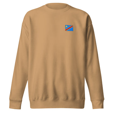 Congo Flag Sweatshirt | Front | Unisex | Premium Fleece