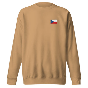 Czechia Flag Sweatshirt | Front | Unisex | Premium Fleece