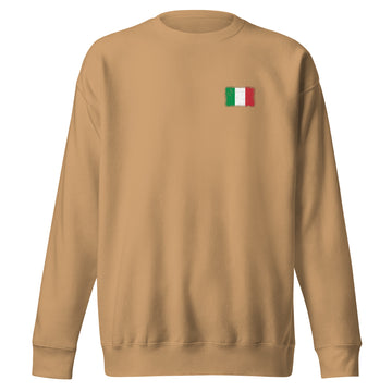 Italy Flag Sweatshirt | Front | Unisex | Premium Fleece