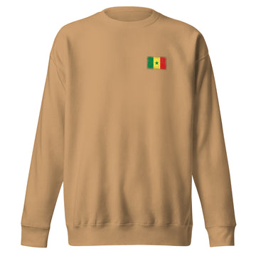 Senegal Flag Sweatshirt | Front | Unisex | Premium Fleece
