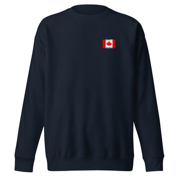 Canada Flag Sweatshirt | Front | Unisex | Premium Fleece