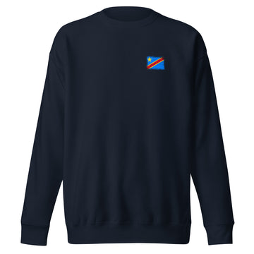Congo Flag Sweatshirt | Front | Unisex | Premium Fleece