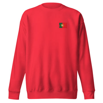 Portugal Flag Sweatshirt | Front | Unisex | Premium Fleece