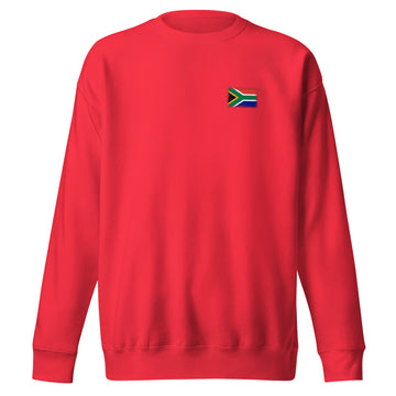 South Africa Flag Sweatshirt | Front | Unisex | Premium Fleece
