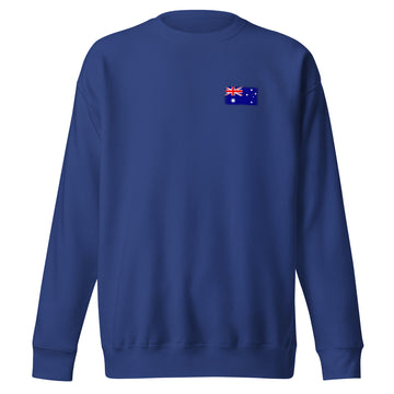 Australia Flag Sweatshirt | Front | Unisex | Premium Fleece