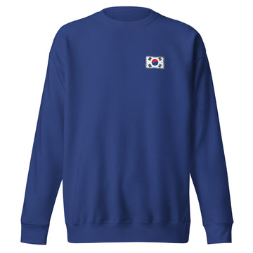 South Korea Flag Sweatshirt | Front | Unisex | Premium Fleece