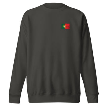 Portugal Flag Sweatshirt | Front | Unisex | Premium Fleece
