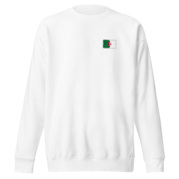 Algeria Flag Sweatshirt | Front | Unisex | Premium Fleece