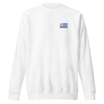 Uruguay Flag Sweatshirt | Front | Unisex | Premium Fleece