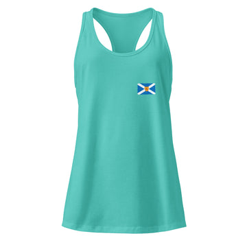 Scotland Flag Racerback Tank | Front | Women | Lightweight Jersey