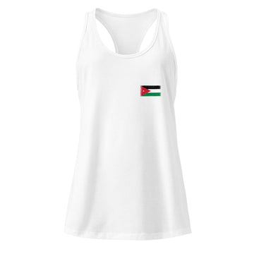 Jordan Flag Racerback Tank | Front | Women | Lightweight Jersey