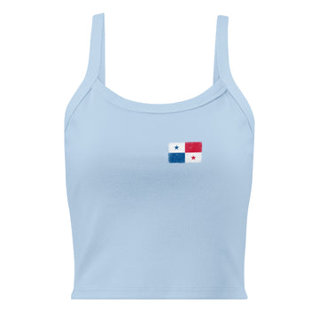 Panama Flag Rib Tank | Front | Women | Micro-Rib Cotton