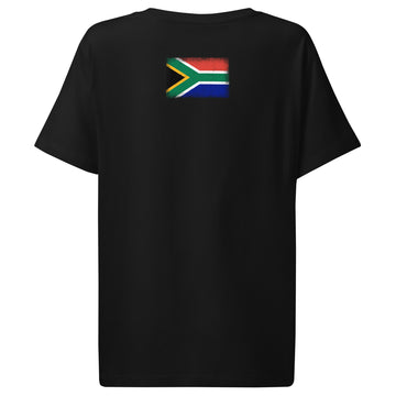 South Africa Flag Tee | Back Print | Women | Organic Cotton