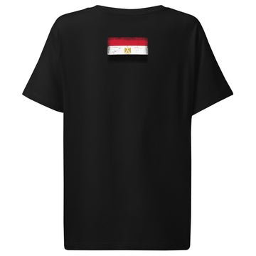 Egypt Flag Tee | Back Print | Women | Organic Cotton