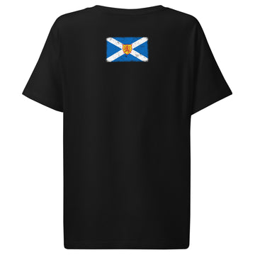 Scotland Flag Tee | Back Print | Women | Organic Cotton