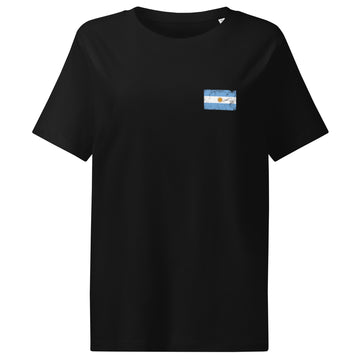 Argentina Flag Tee | Front | Women | Organic Cotton