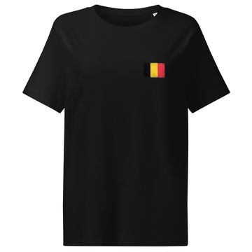 Belgium Flag Tee | Front | Women | Organic Cotton