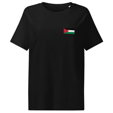 Jordan Flag Tee | Front | Women | Organic Cotton