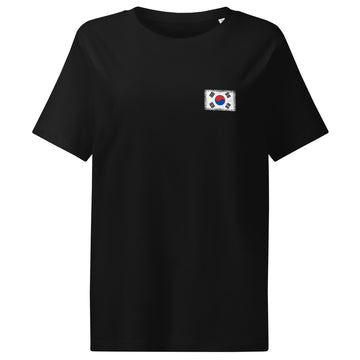South Korea Flag Tee | Front | Women | Organic Cotton