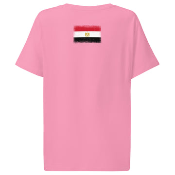 Egypt Flag Tee | Back Print | Women | Organic Cotton