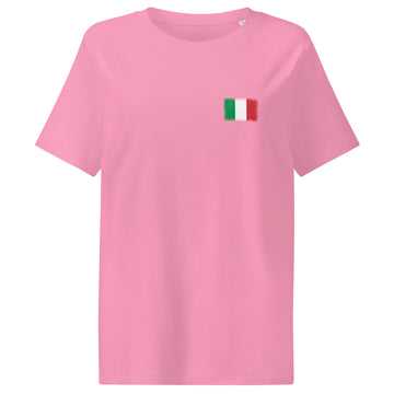 Italy Flag Tee | Front | Women | Organic Cotton