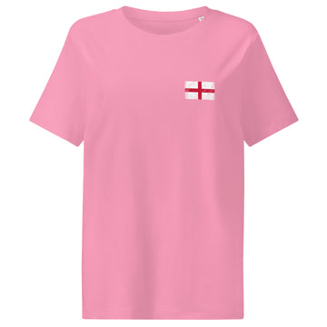 England Flag Tee | Front | Women | Organic Cotton