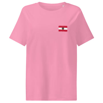 Austria Flag Tee | Front | Women | Organic Cotton
