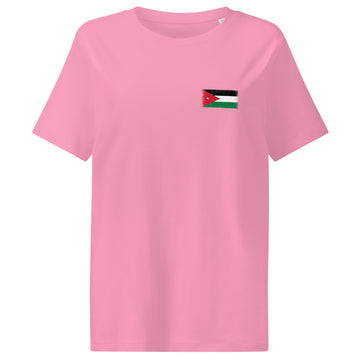 Jordan Flag Tee | Front | Women | Organic Cotton