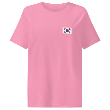 South Korea Flag Tee | Front | Women | Organic Cotton