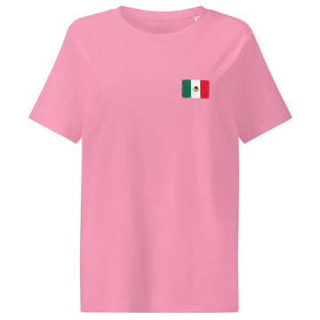 Mexico Flag Tee | Front | Women | Organic Cotton