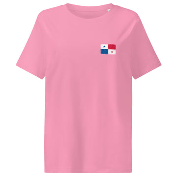 Panama Flag Tee | Front | Women | Organic Cotton