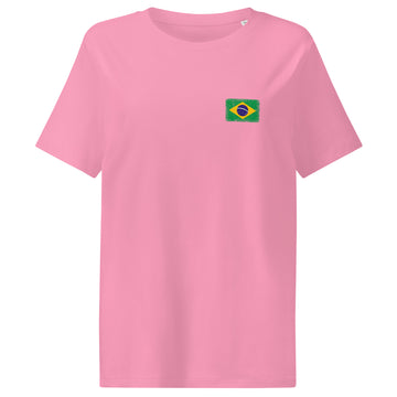 Brasil Flag Tee | Front | Women | Organic Cotton