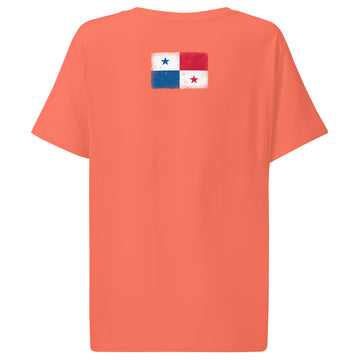 Panama Flag Tee | Back Print | Women | Organic Cotton