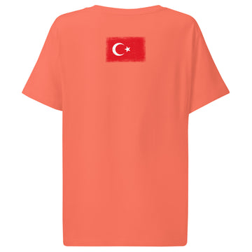 Turkey Flag Tee | Back Print | Women | Organic Cotton