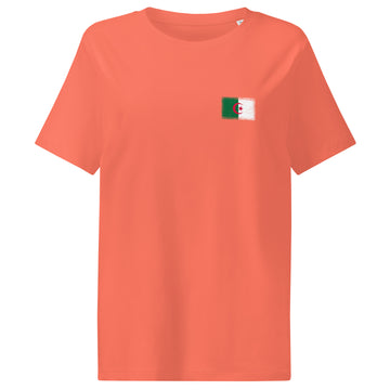 Algeria Flag Tee | Front | Women | Organic Cotton