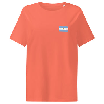 Argentina Flag Tee | Front | Women | Organic Cotton