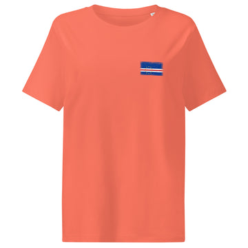 Cape Verde Flag Tee | Front | Women | Organic Cotton