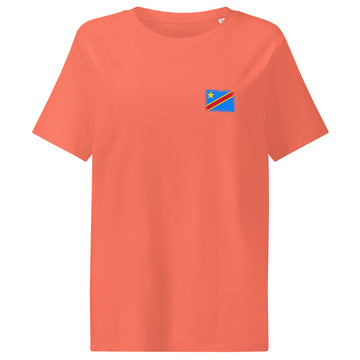 Congo Flag Tee | Front | Women | Organic Cotton