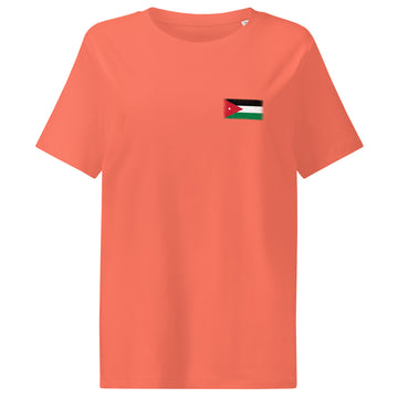 Jordan Flag Tee | Front | Women | Organic Cotton