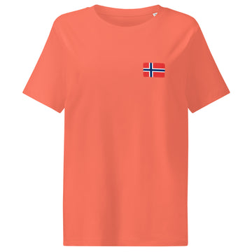 Norway Flag Tee | Front | Women | Organic Cotton