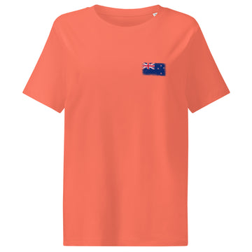 New Zealand Flag Tee | Front | Women | Organic Cotton