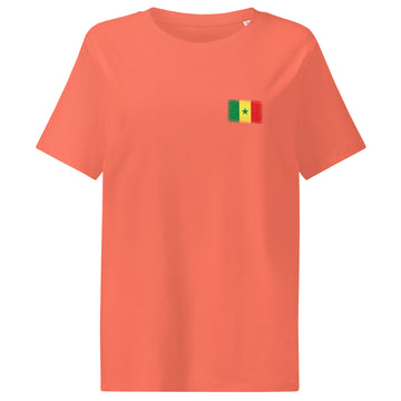 Senegal Flag Tee | Front | Women | Organic Cotton