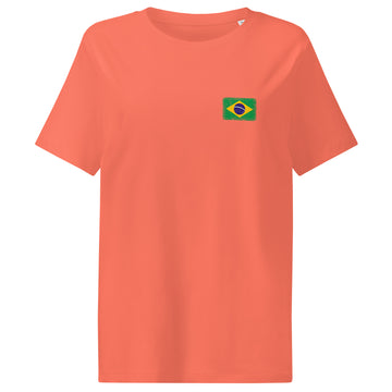 Brasil Flag Tee | Front | Women | Organic Cotton