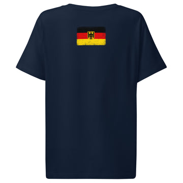 Germany Flag Tee | Back Print | Women | Organic Cotton