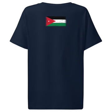 Jordan Flag Tee | Back Print | Women | Organic Cotton