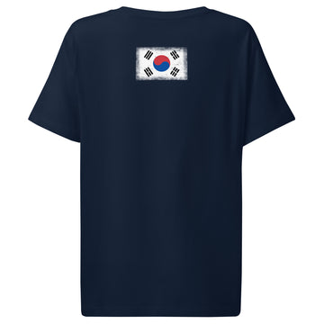 South Korea Flag Tee | Back Print | Women | Organic Cotton