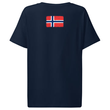 Norway Flag Tee | Back Print | Women | Organic Cotton